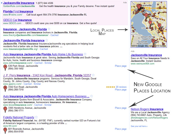 Google Places for Insurance Agents